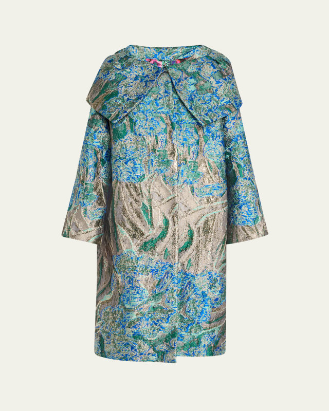 Anselm Jackie Metallic Opera Coat